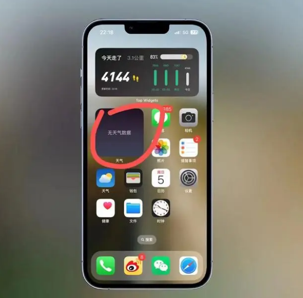 大田镇苹果手机维修分享:iOS16主屏幕天气小组件无法正常工作怎么办？ 