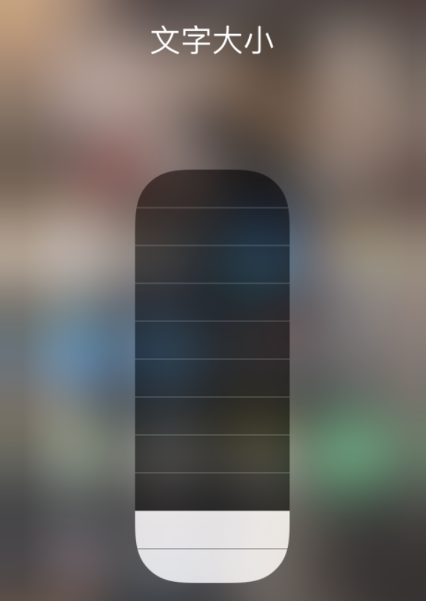 大田镇苹果手机维修分享小技巧：在 iPhone 控制中心快速调节字体大小 